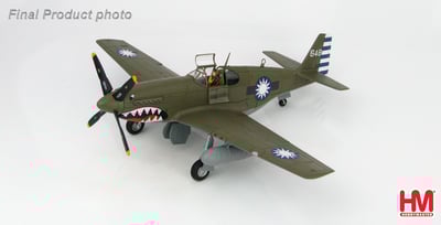 1/48 HM P51C野馬戰鬥機 中國空軍第三大隊32中隊 飛虎隊3