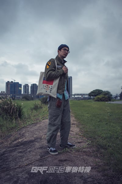 軍事文創帆布袋 來華助戰洋人 飛虎隊血幅款3