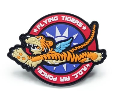 R.O.C. AIR FORCE 飛虎隊 PVC 臂章 士氣章1