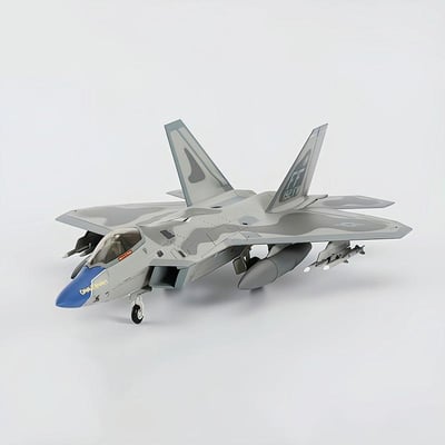 1/72 HM USAF Lockheed Martin F-22 Raptor 藍色機鼻紀念塗裝(輕微盒損已折價)1