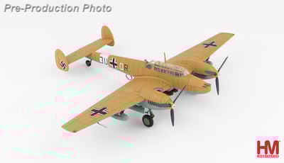 1/72 HM BF110E-7 沙漠塗裝 1942年 利比亞1