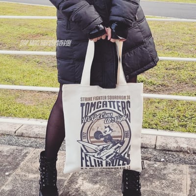 軍事文創帆布袋 F-14 / VFA 31湯姆貓紀念款6