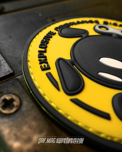 發條炸彈EOD PVC 3D立體臂章3