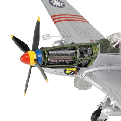 FOV 1/72 二戰國軍 P-51D野馬式戰鬥機/中華民國空軍第四大隊第21中隊 鄭永達中隊長座機11
