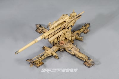 FOV 1/32 二戰德國FlaK 36 88mm防空砲 88砲 熱帶舊化版10