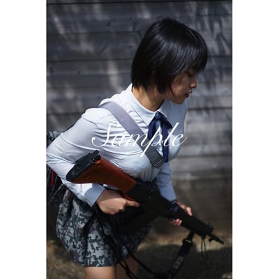 KAZARI PROJECT: Goodbye my 櫻花 × 武裝女子高校生 簽名版寫真集 C986