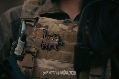 特戰小貓咪PVC士氣章3