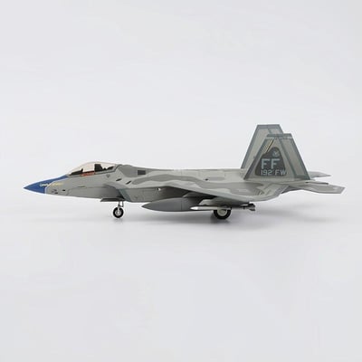 1/72 HM USAF Lockheed Martin F-22 Raptor 藍色機鼻紀念塗裝(輕微盒損已折價)2