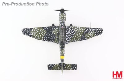 1/72 HM 二戰德國 容克Ju87D-3 斯圖卡俯衝轟炸機/東線冬季塗裝4