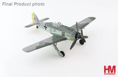 1/72 HM 二戰德國 FW190-A4 第二戰鬥機聯隊 1943年 法國布雷斯特-吉帕瓦戰區 Ron Eisele上士座機1