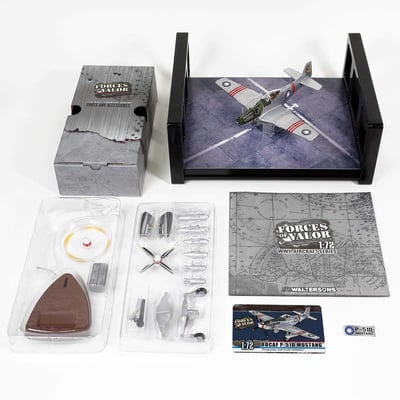 FOV 1/72 二戰國軍 P-51D野馬式戰鬥機/中華民國空軍第四大隊第21中隊 徐華江大隊長座機/天馬號20