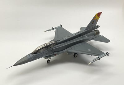 1/72 HM 限量版ROCAF 中華民國空軍F-16V 紅太陽 馬拉道圖騰/Mr.Dom合作彩盒盒繪1