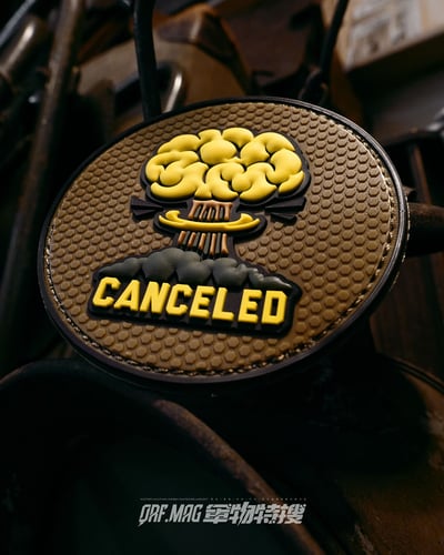 核彈 CANCELLED PVC 士氣章2