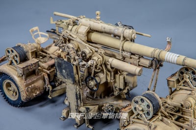 FOV 1/32 二戰德國FlaK 36 88mm防空砲 88砲 熱帶舊化版5