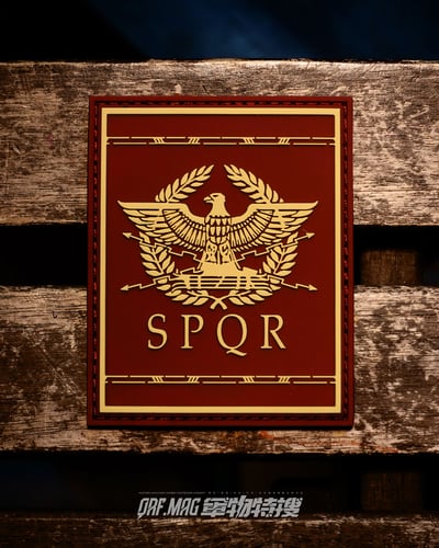 SPQR 元老院與羅馬人民 PVC臂章1