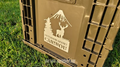 【展示品出清】【軍宅戶外風】摺疊收納箱 50L【搖曳露營 | 軍綠】特價免運中5