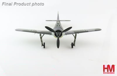 1/72 HM 二戰德國 FW190-A4 第二戰鬥機聯隊 1943年 法國布雷斯特-吉帕瓦戰區 Ron Eisele上士座機7