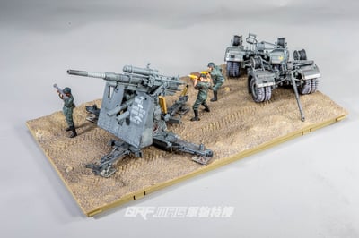 FOV 1/32 二戰德國FlaK 36 88mm防空砲 88砲 野灰舊化版12