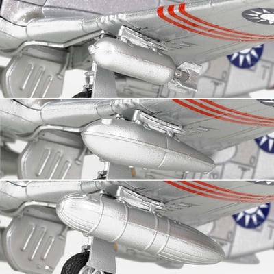 FOV 1/72 二戰國軍 P-51D野馬式戰鬥機/中華民國空軍第四大隊第21中隊 徐華江大隊長座機/天馬號16