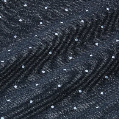 點點牛仔寬版褲3