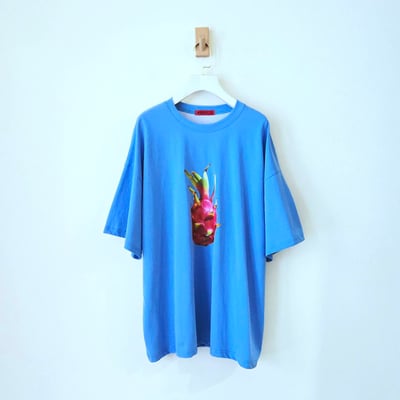 純棉水果印花oversize T-shirt1