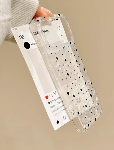 波點貝殼文防摔手機殼｜iPhone 15-18系列6