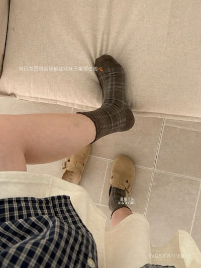 美拉德色系堆堆襪子(一組5雙)9