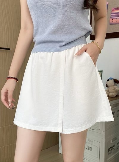 山本顯瘦輕薄工裝褲裙4