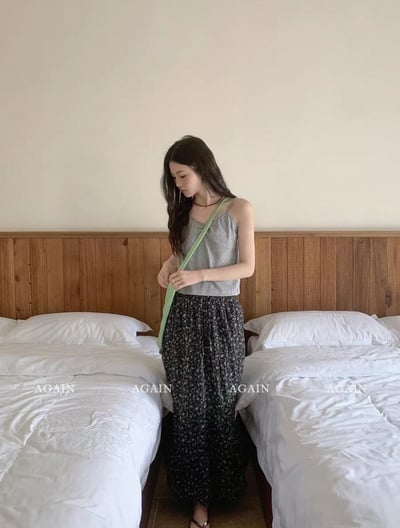 透紗木耳邊細肩背心7