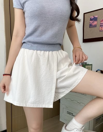 山本顯瘦輕薄工裝褲裙6