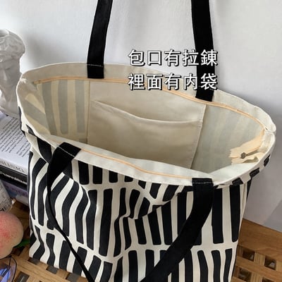 文藝簡約百搭帆布包4