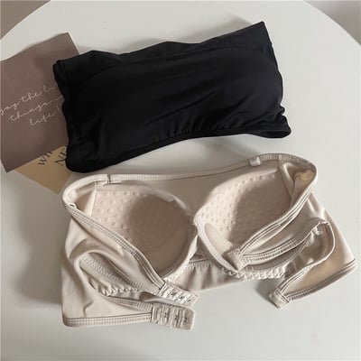 『買一送一』【冰絲涼感】平口冰絲防滑美背乳膠胸墊背心4