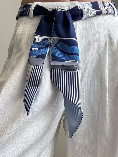 『買一送一』百搭多功能長條絲巾7