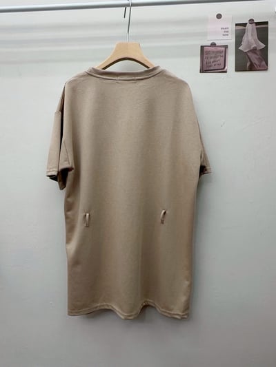 附皮帶開叉短袖上衣＋高腰短褲兩件套裝12