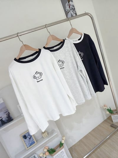 So Cute狗狗磨毛tee上衣10