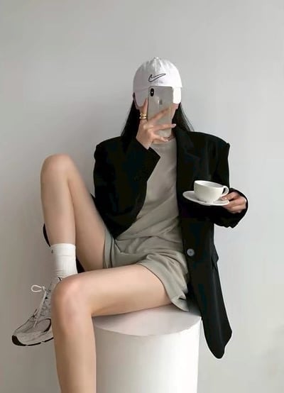人氣高級感顯瘦西裝外套3