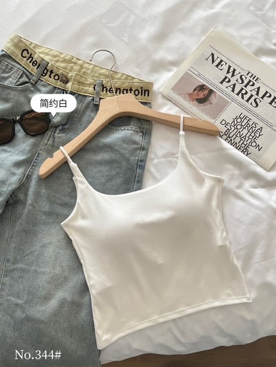 『買一送一』U型露背乳膠美背胸墊背心4