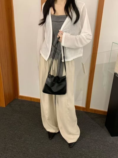 綁帶造型吊帶+外套兩件套11