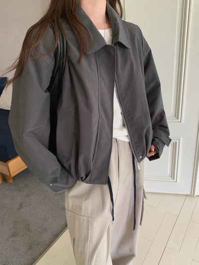 質感翻領夾克外套3
