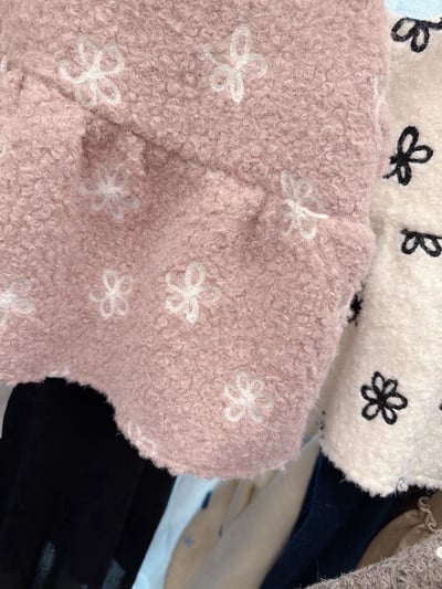 小花毛呢吊帶背心5