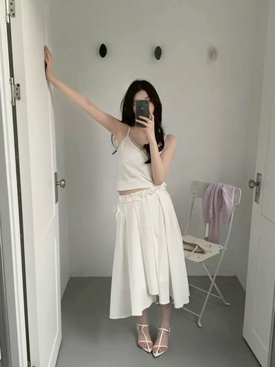 透紗木耳邊細肩背心2