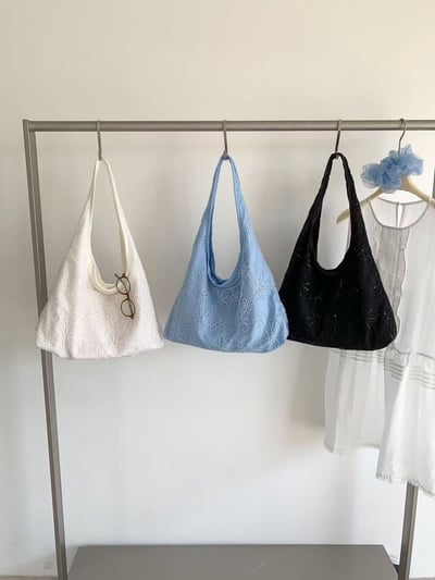 大花刺繡肩背包5