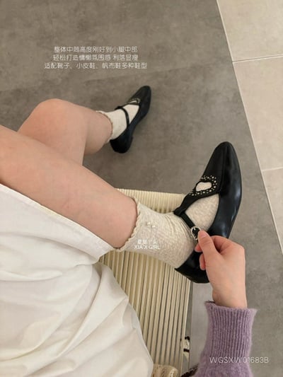 美拉德色系堆堆襪子(一組5雙)10