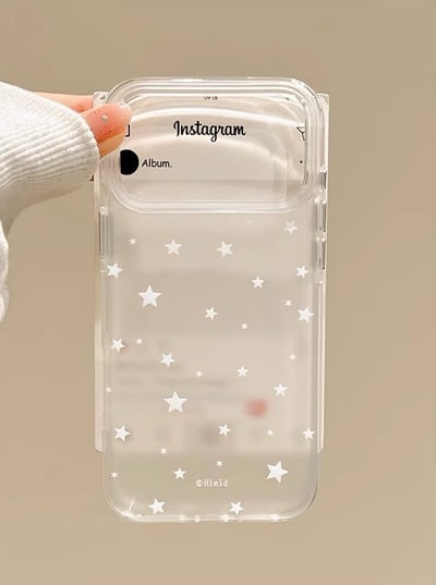 半透磨砂星星防摔手機殼｜iPhone 14-18系列4