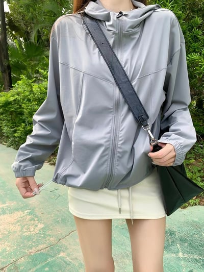 UPF50+涼感透氣連帽防曬外套19