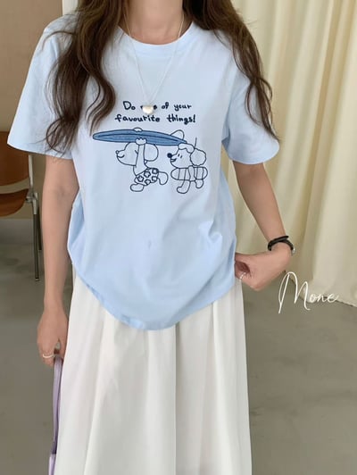 夏日衝浪狗狗tee上衣5
