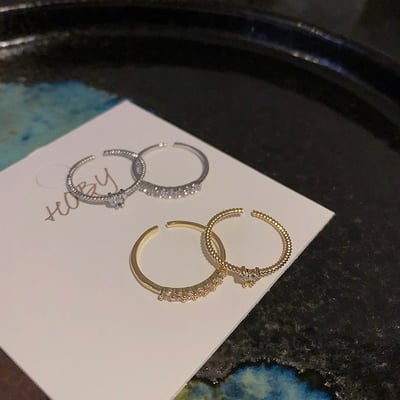 星願微光｜可調節疊戴戒指二件組2