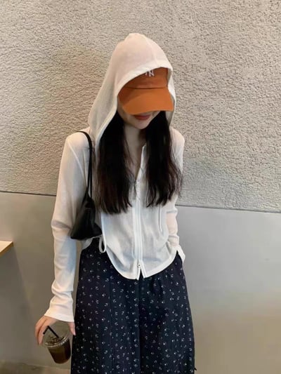 夏日必備・連帽輕薄雙拉鍊防曬外套4