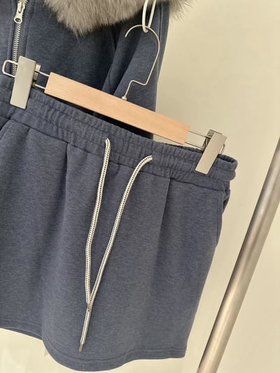 可拆毛厚磅外套+短裙套裝14