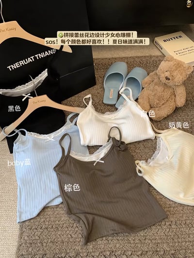 蕾絲蝴蝶結Bra Top吊帶背心12